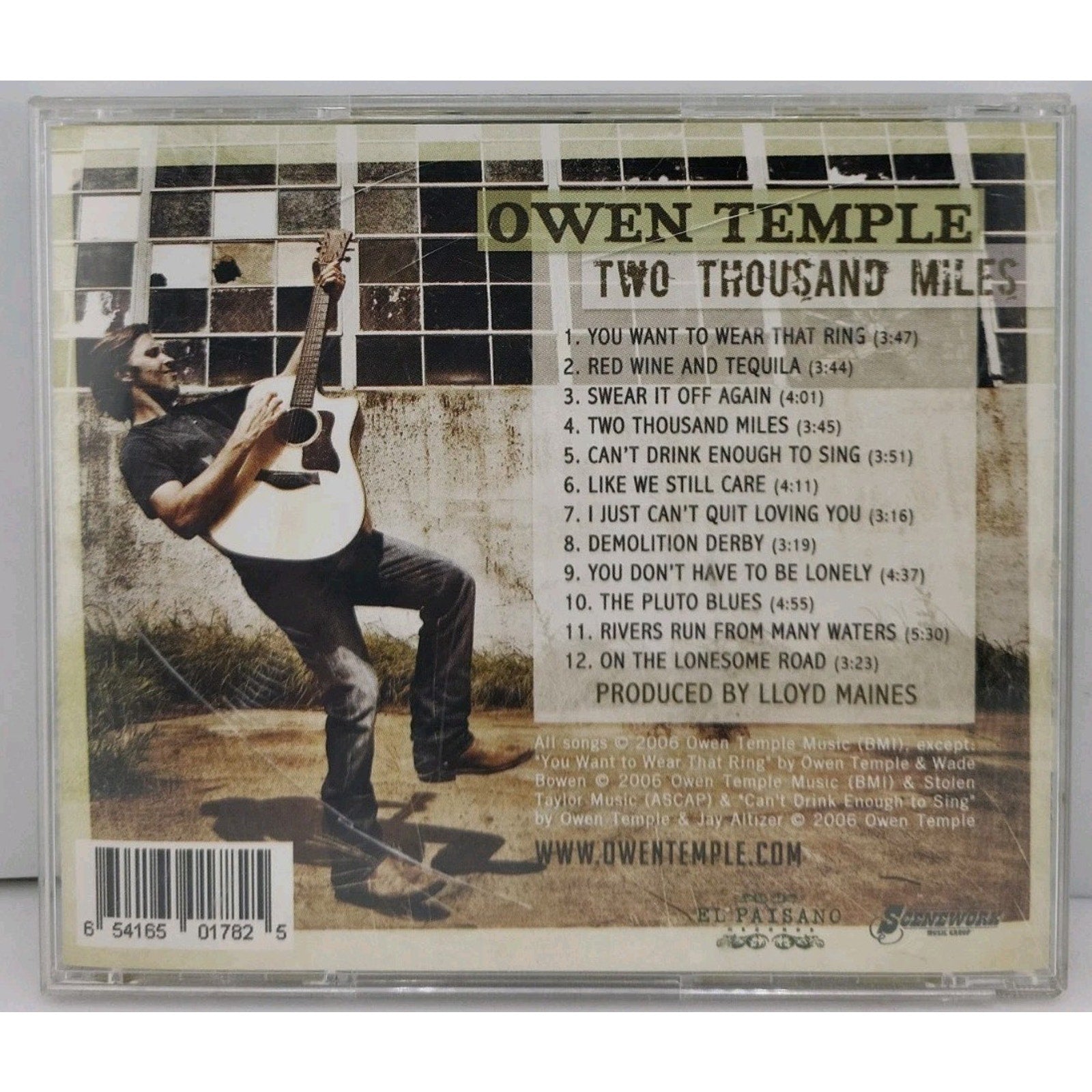Two Thousand Miles by Owen Temple (CD, 2007)