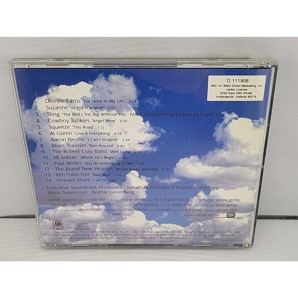 The Truth About Cats & Dogs by Original Soundtrack (CD, Apr-1996, A&M (USA))