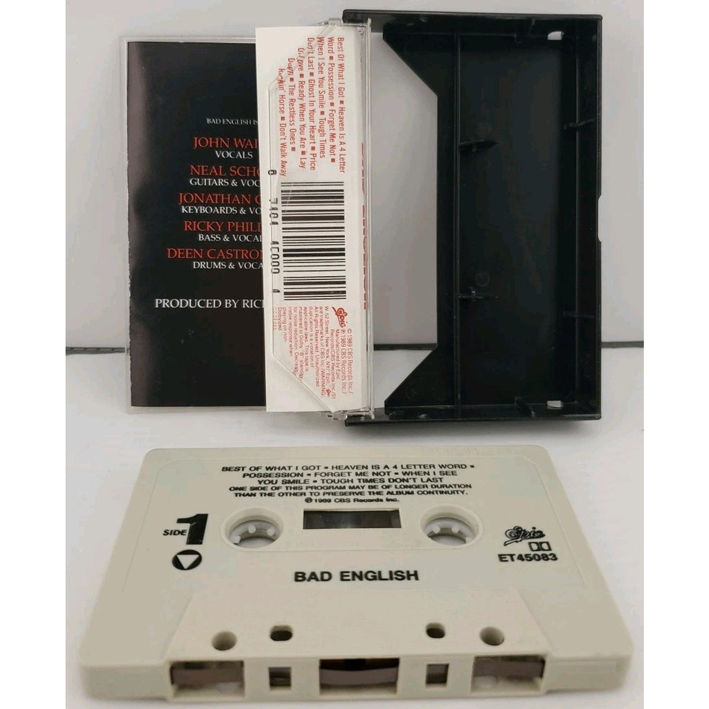 Bad English (Self Titled) Cassette 1989
