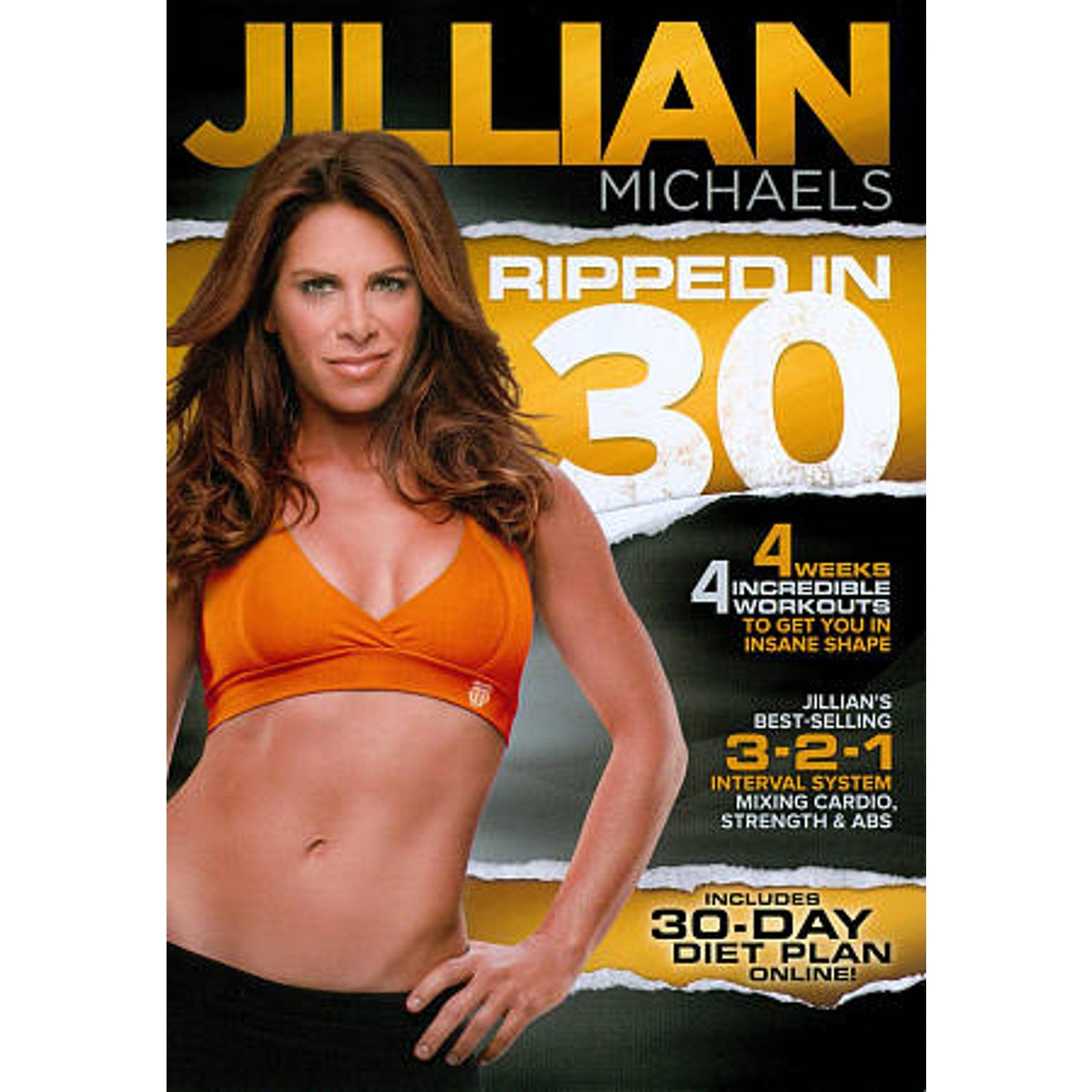 Jillian Michaels: Ripped in 30 (DVD, 2011)
