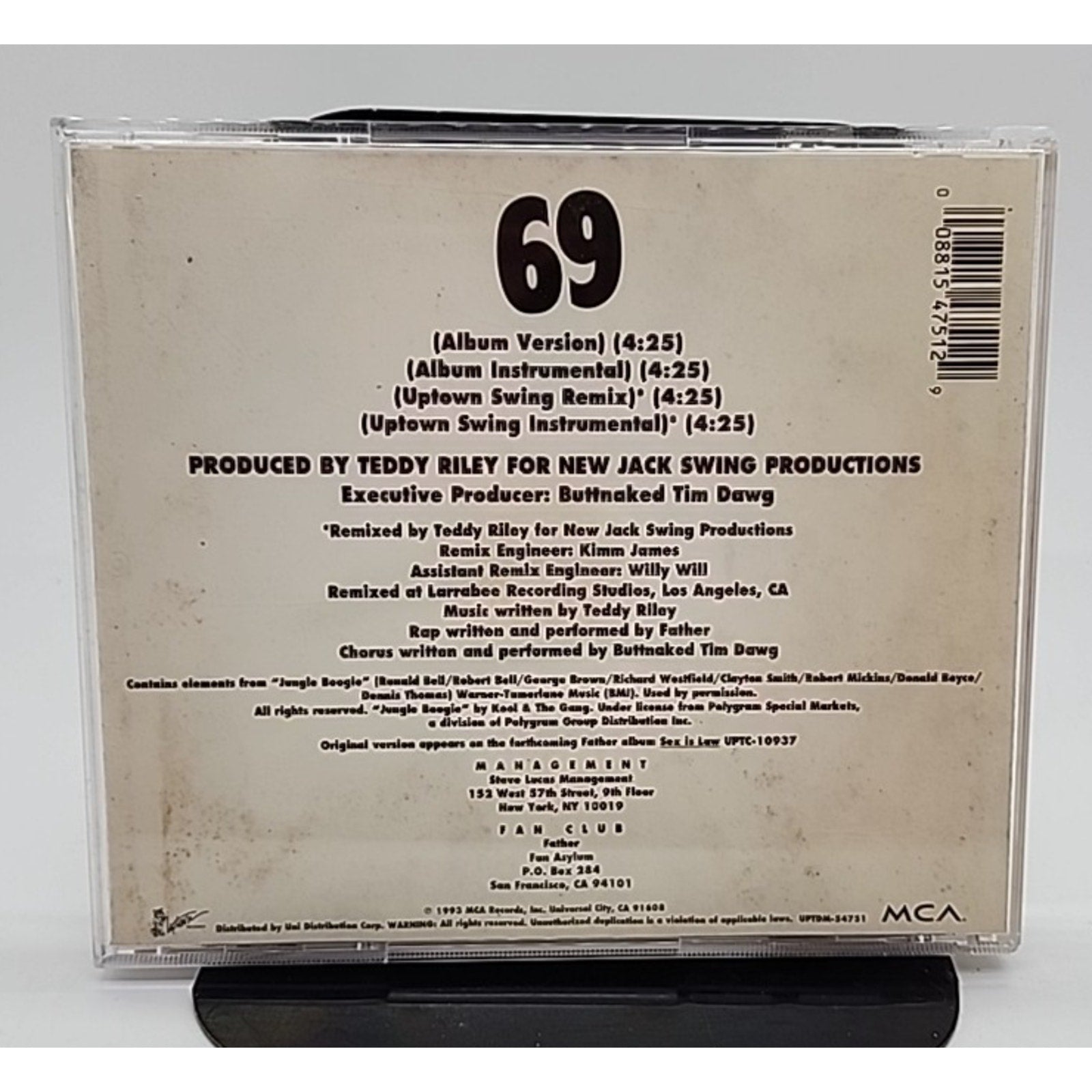 69 [Maxi Single] by Father (CD, Oct-1993, MCA)