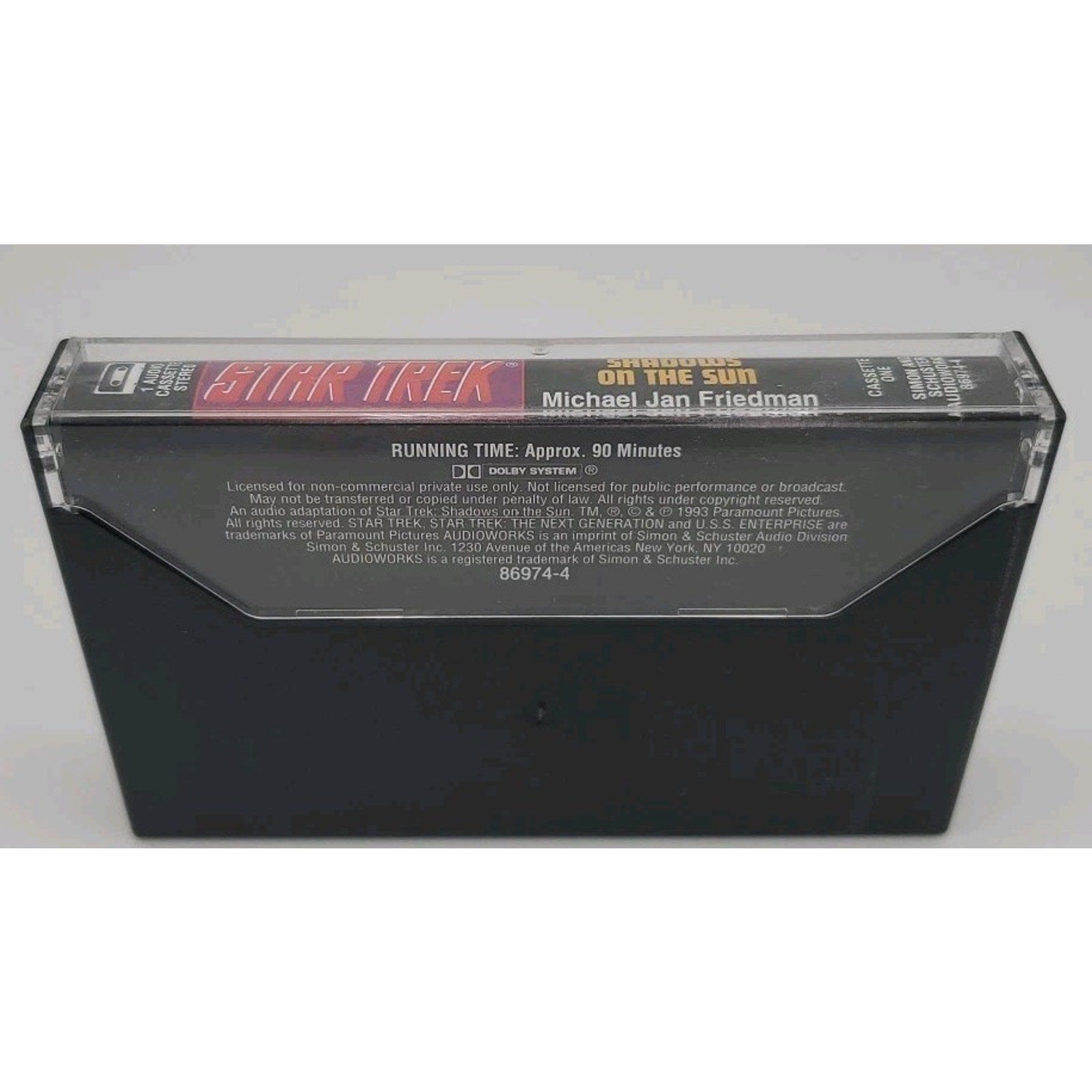 Star Trek - Shadows On The Sun - 2 Cassettes