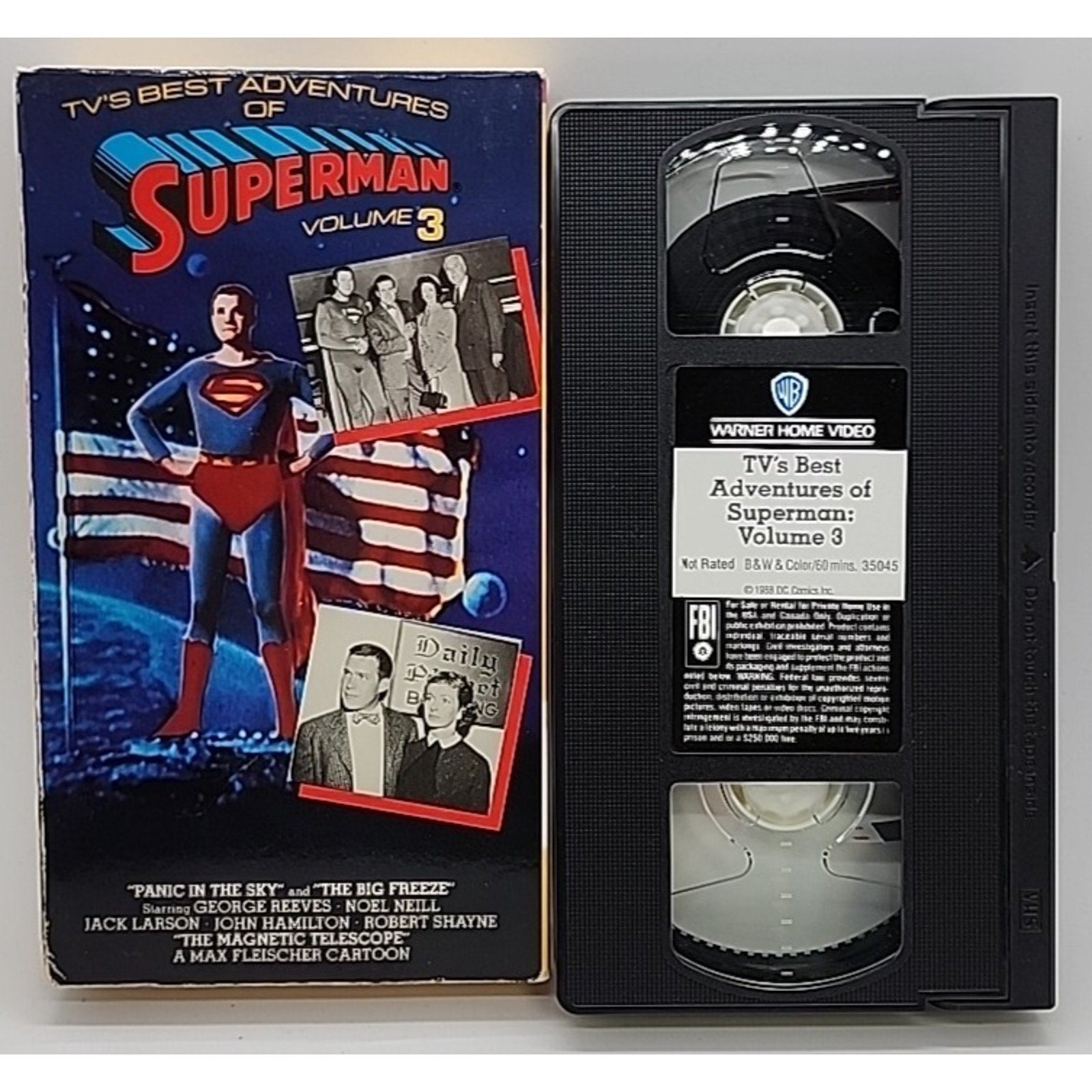 T.V.'s Best Adventures of Superman - V. 3 (VHS, 1996)