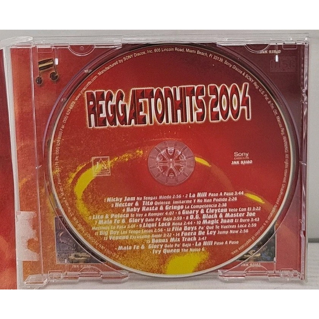 Reggaetonhits 2004 Various Artists (CD, Sony Discos Inc.)