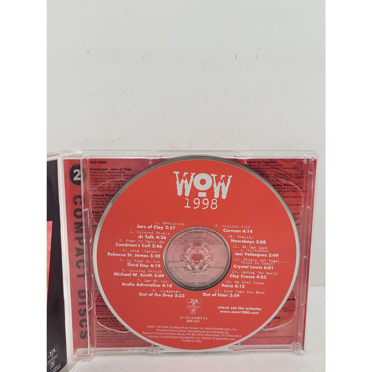 Wow 1998 by Wow (CD, 1997)