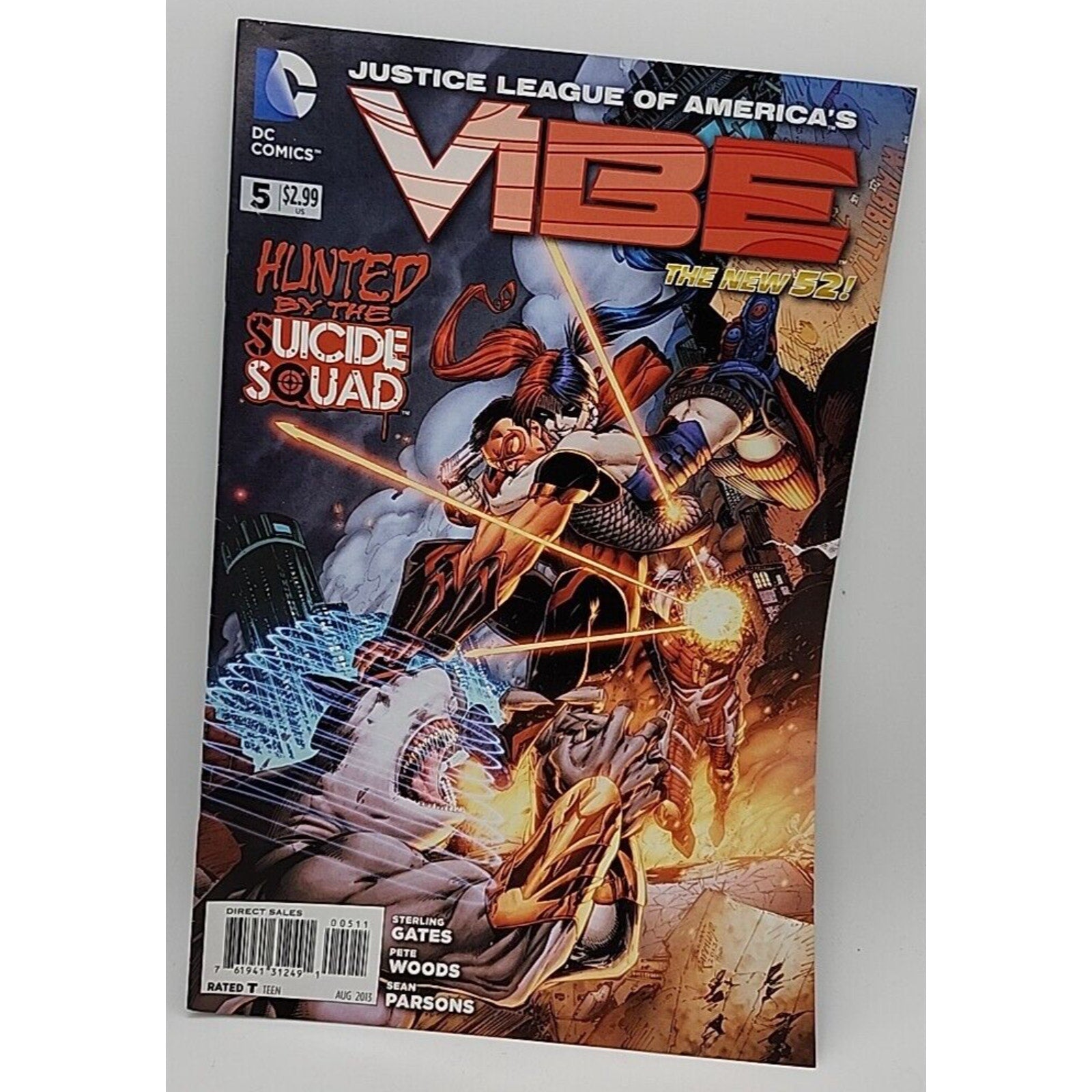 Vibe Justice League of America Vibe #5 Harley Quinn DC Comics August 2013