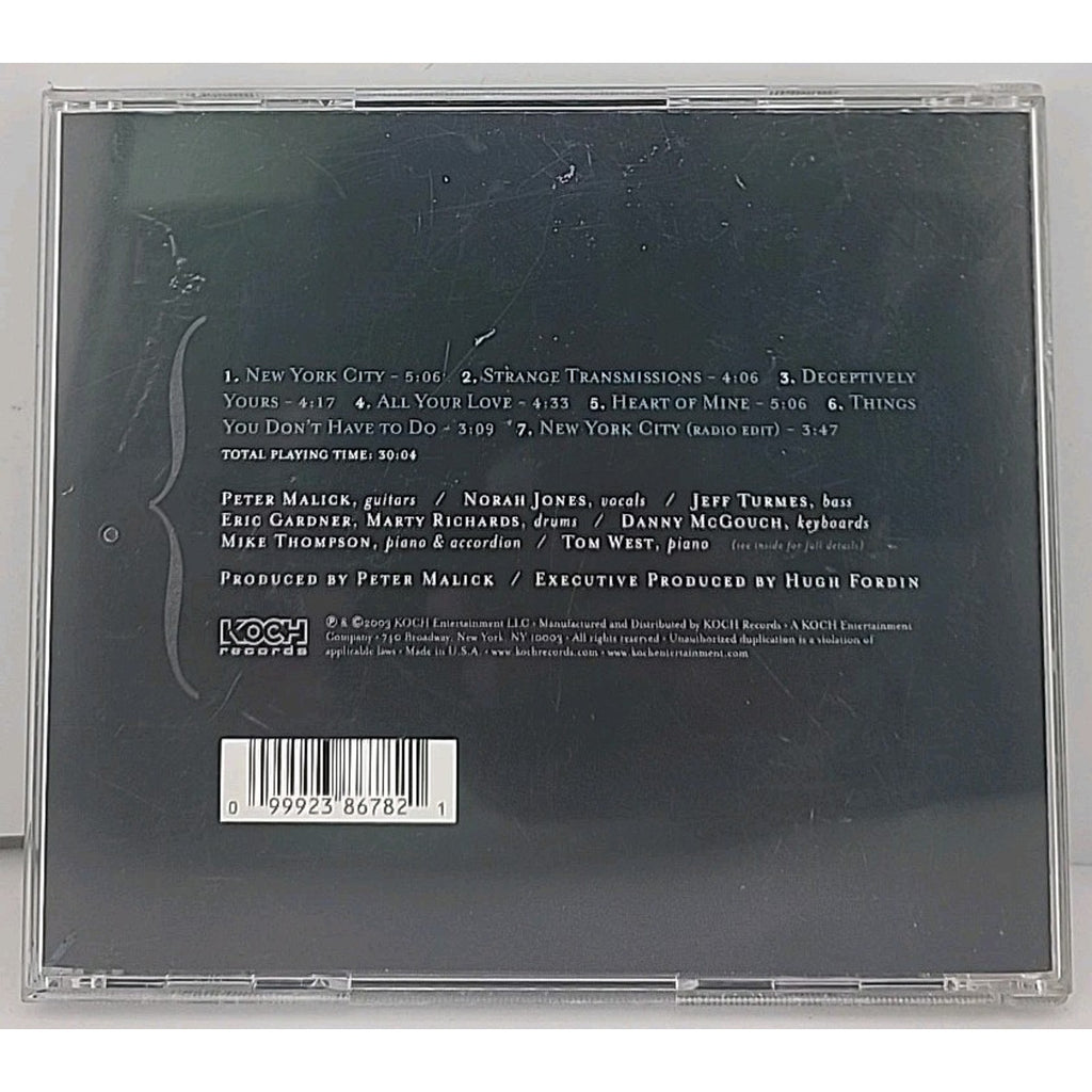 New York City by Jones, Norah / Malick, Peter (CD, 2003)