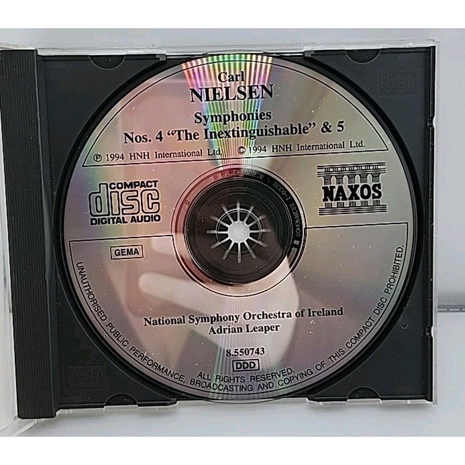 Sym 4/5 by Nielsen / Leaper / National Symphony of Ireland (CD, 1994)