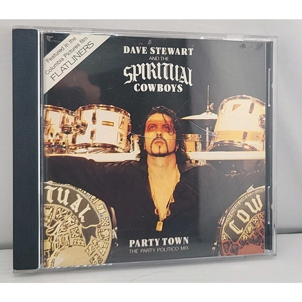 Party Town by Dave Stewart And The Spiritual Cowboys (CD, Promo, 1990, Arista)