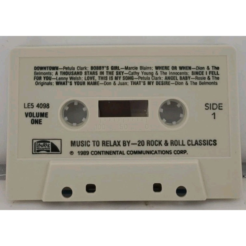 Music To Relax 20 Rock & Roll Classics (Cassette)