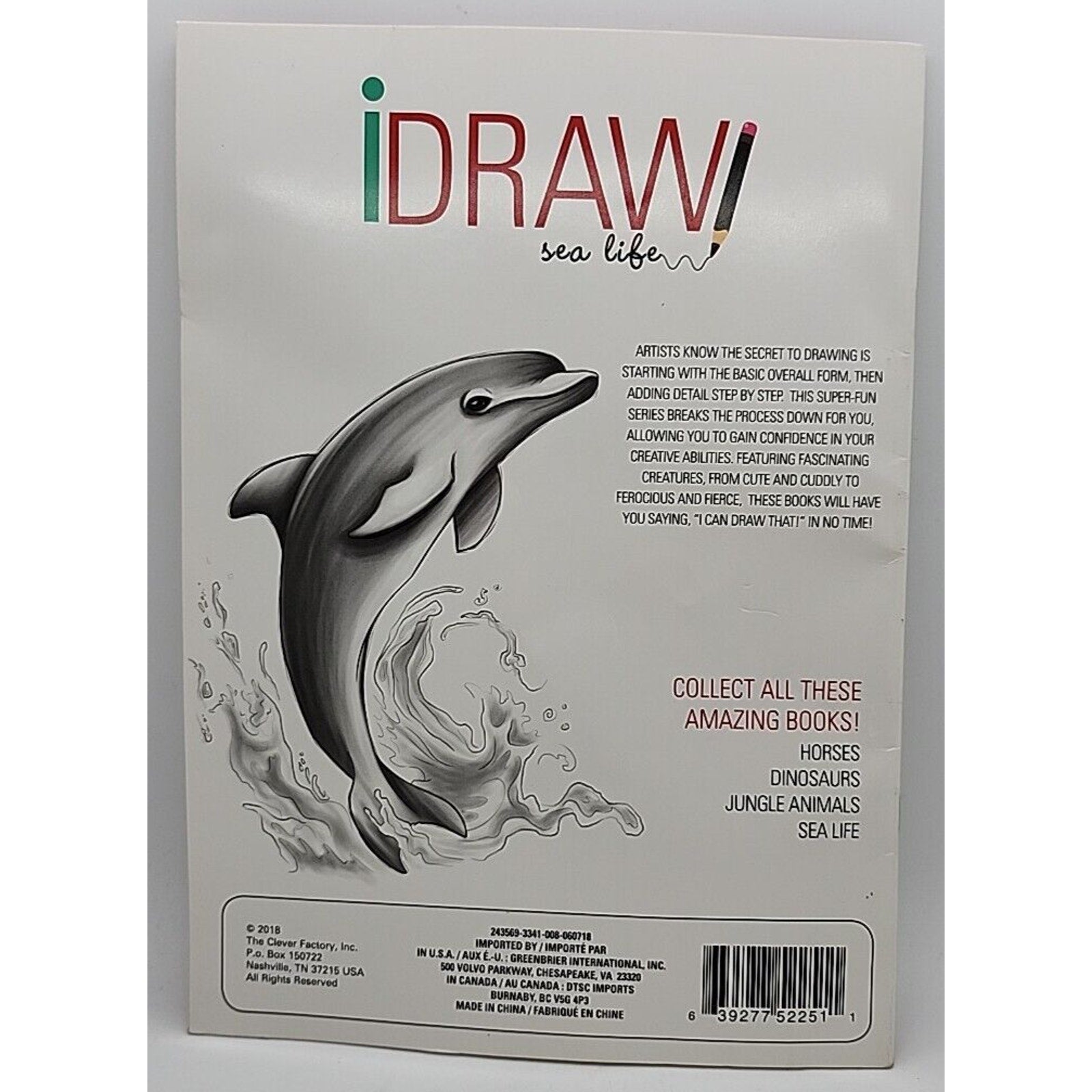 iDraw Sea Life Intermediate & Advanced Art Book Easy Tutorial