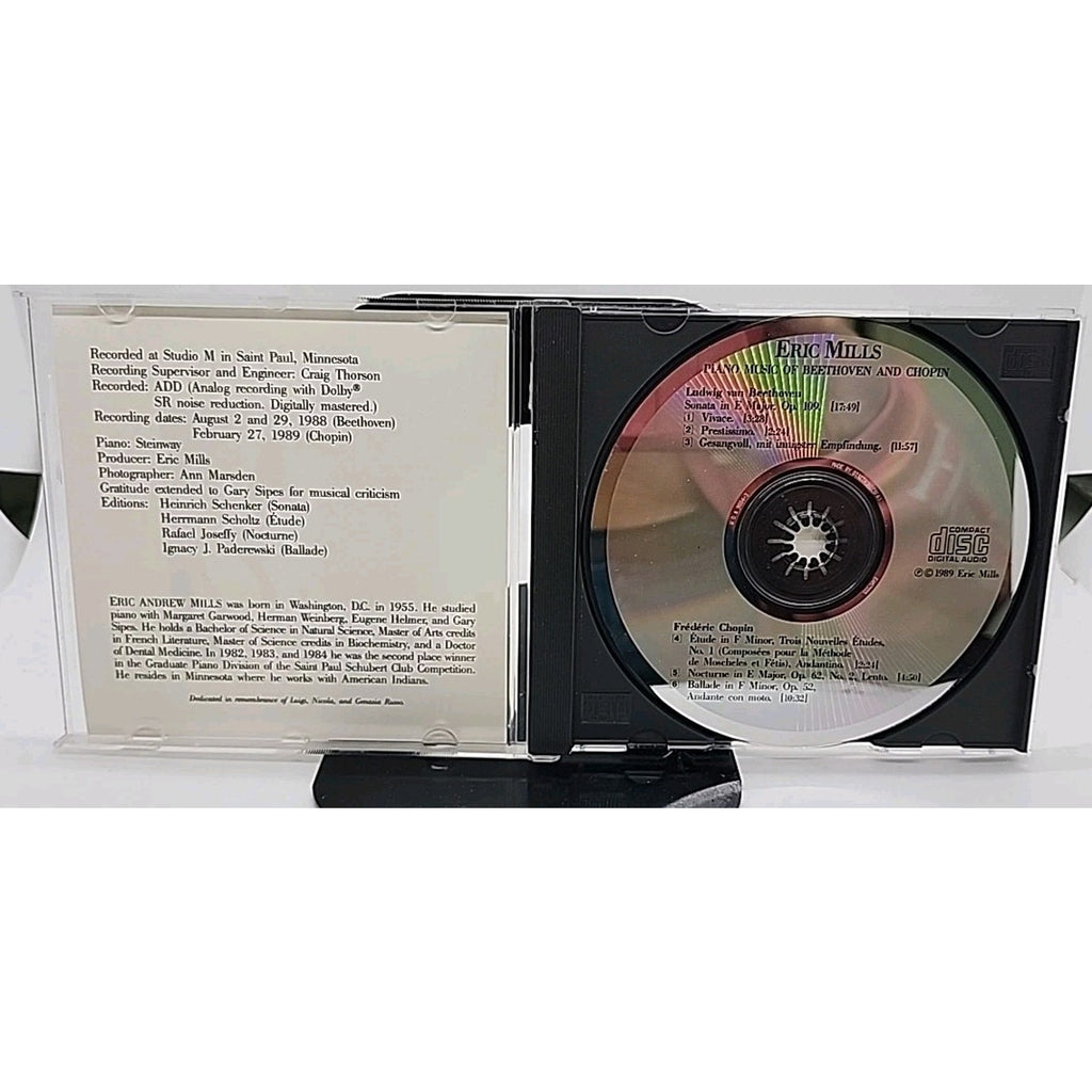 Eric Mills Piano Music Of Beethoven And Chopin (CD)