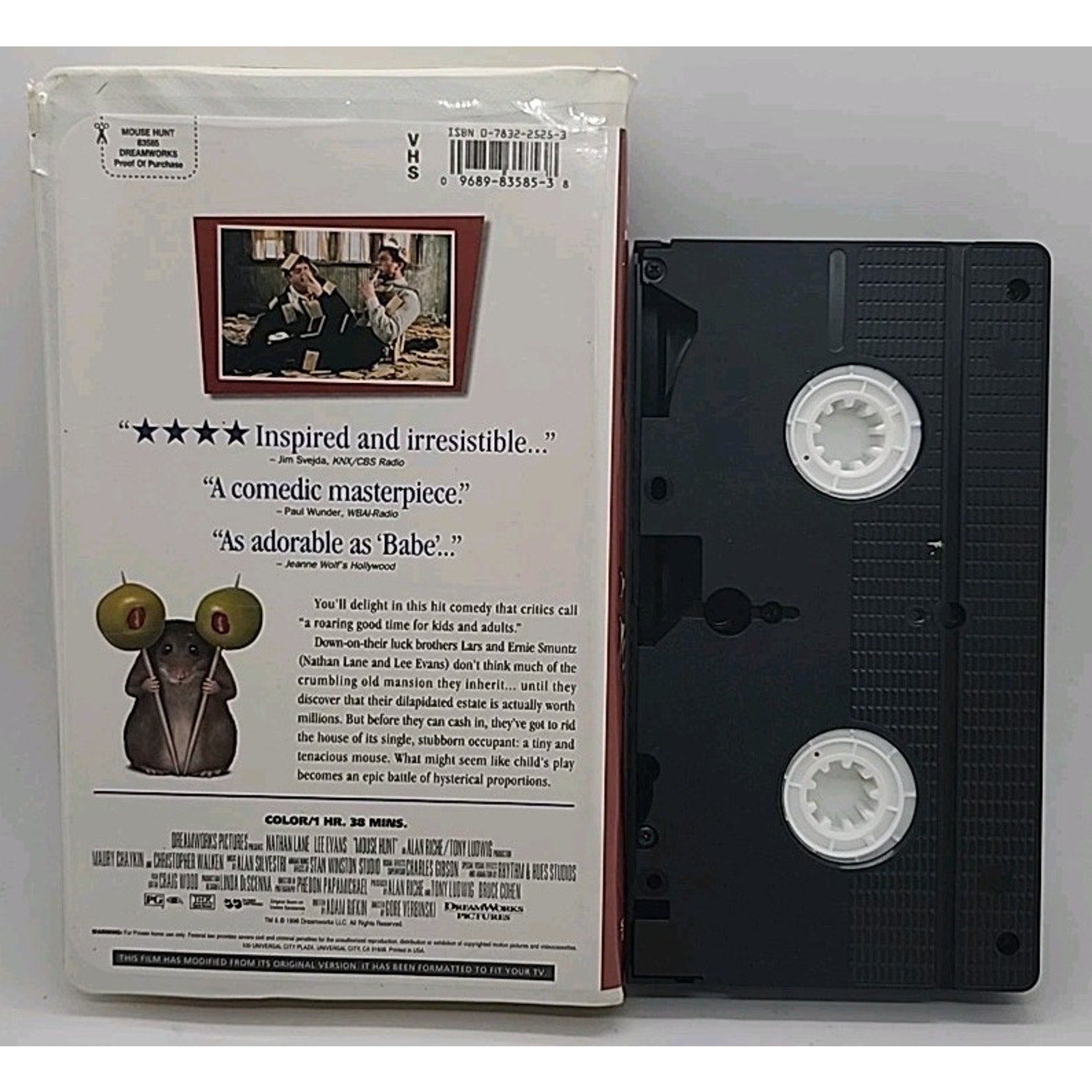 Mouse Hunt (VHS, 1998, Clamshell)