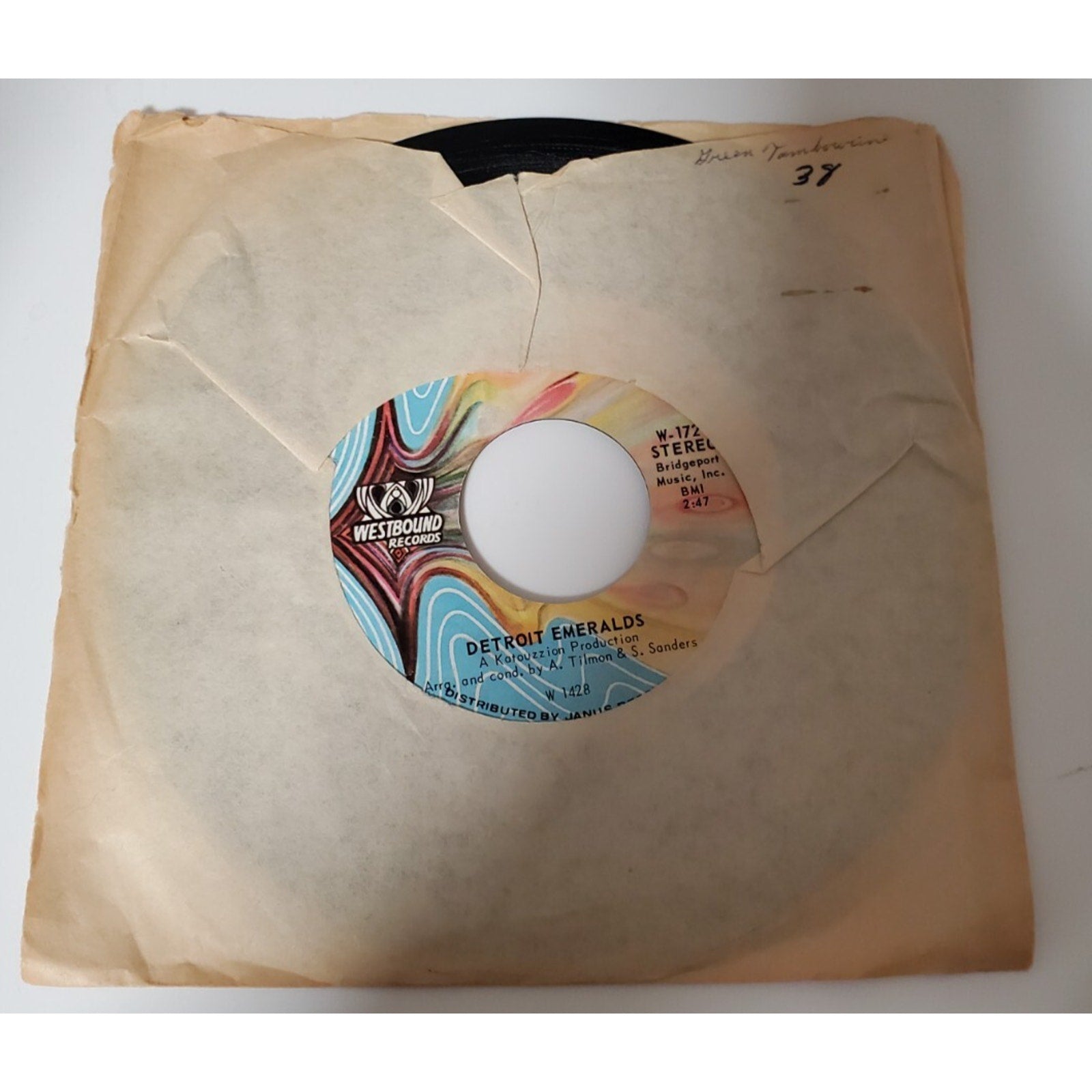 Detroit Emeralds - Do Me Right - 45RPM Record - Singles