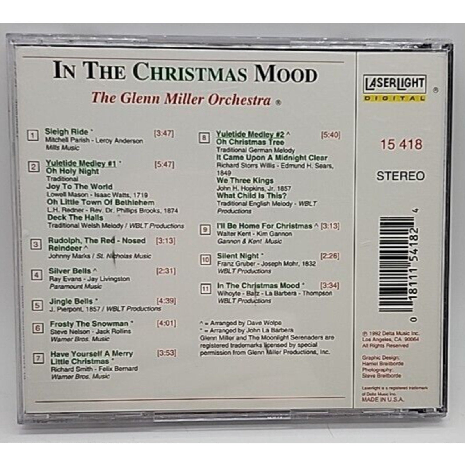 Vol. 1-in the Christmas Mood by Glenn Miller & His Orchestra (CD, 1991)