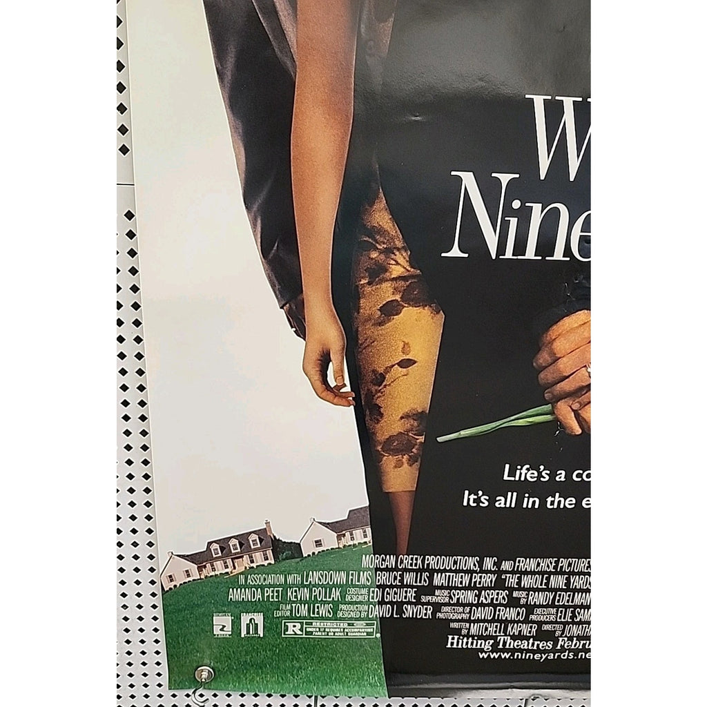 The Whole Nine Yards Original Movie Poster DS 27x40 Matthew Perry Bruce Willis