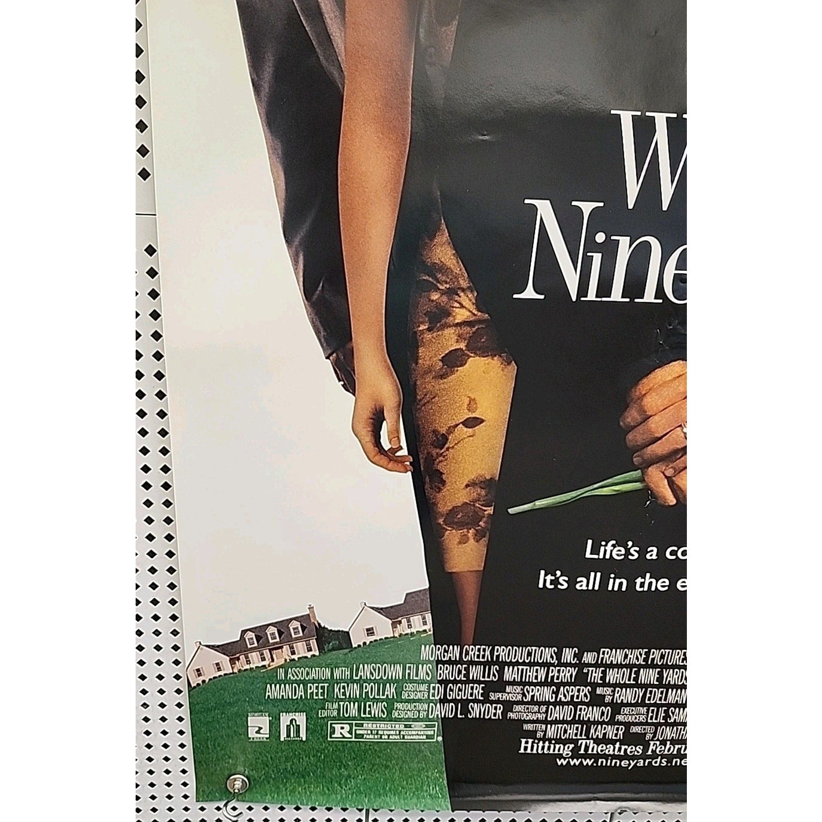 The Whole Nine Yards Original Movie Poster DS 27x40 Matthew Perry Bruce Willis