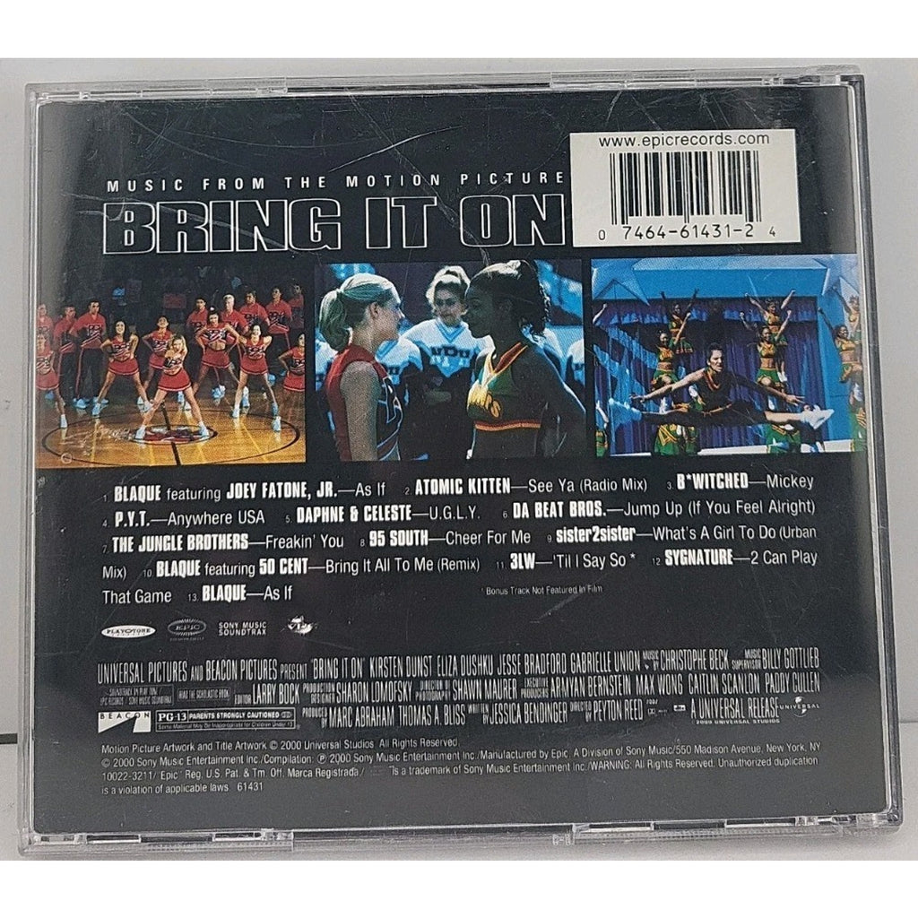 Bring It On [Original Soundtrack] by Original Soundtrack (CD, Aug-2000, Sony...