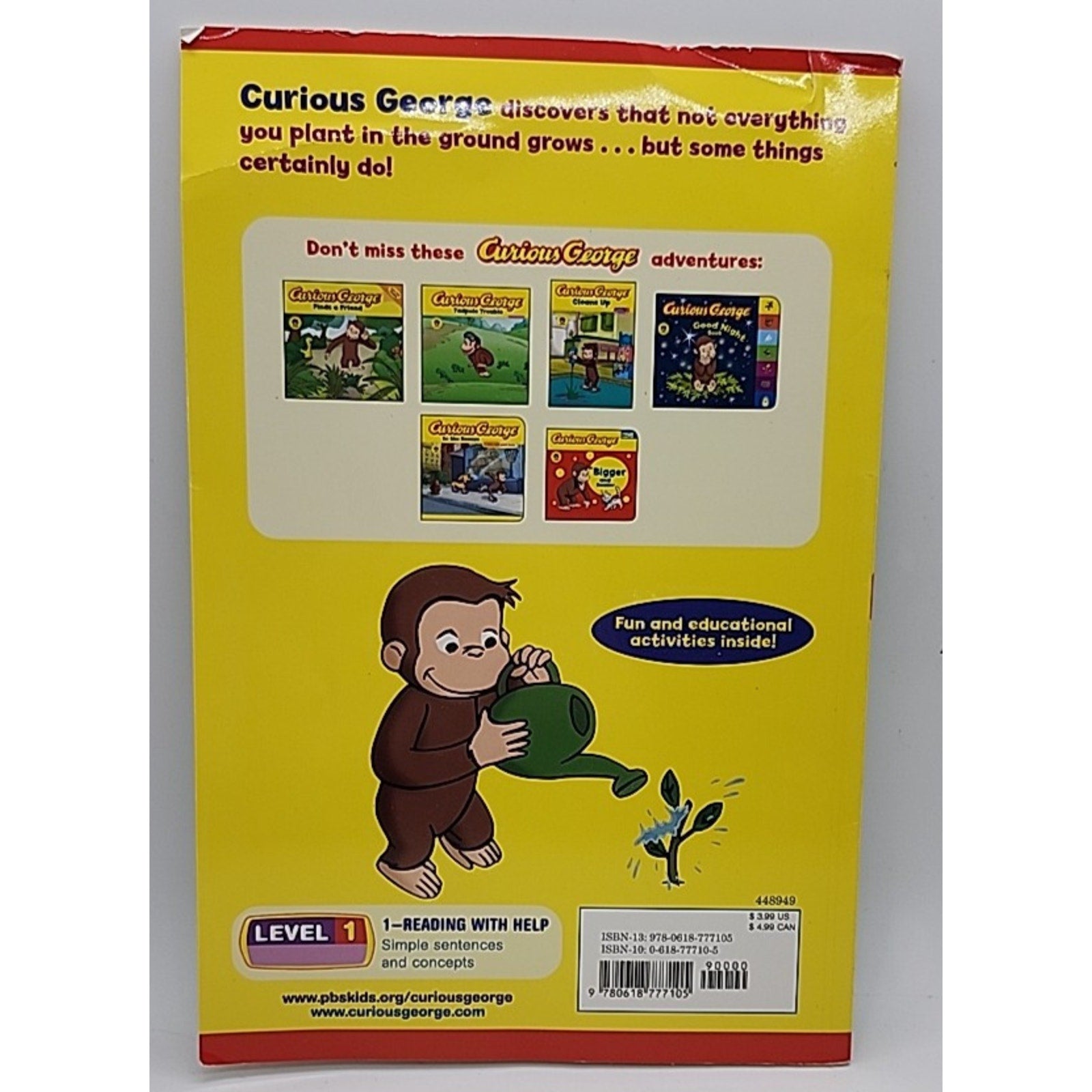 Curious George Plants a Seed (2007, Picture Book)