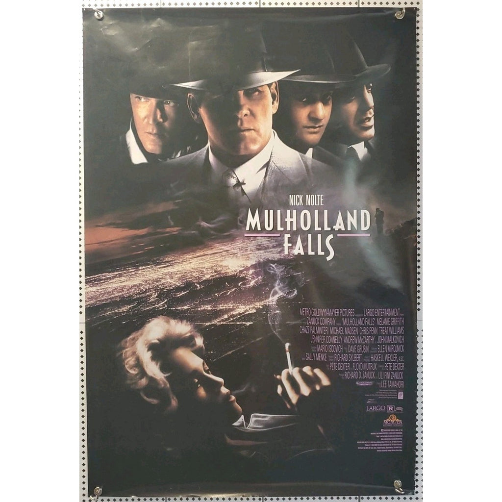 Rolled Mulholland Falls 1996 Movie Poster 27x41 Nick Nolte Melanie Griffith