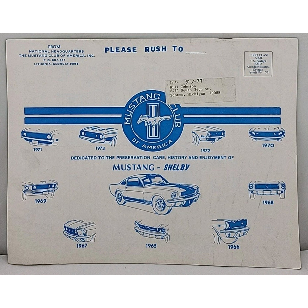 Mustang Times Magazine - Mustang Club Of America - November 1978 - Vol. 2 No. 11