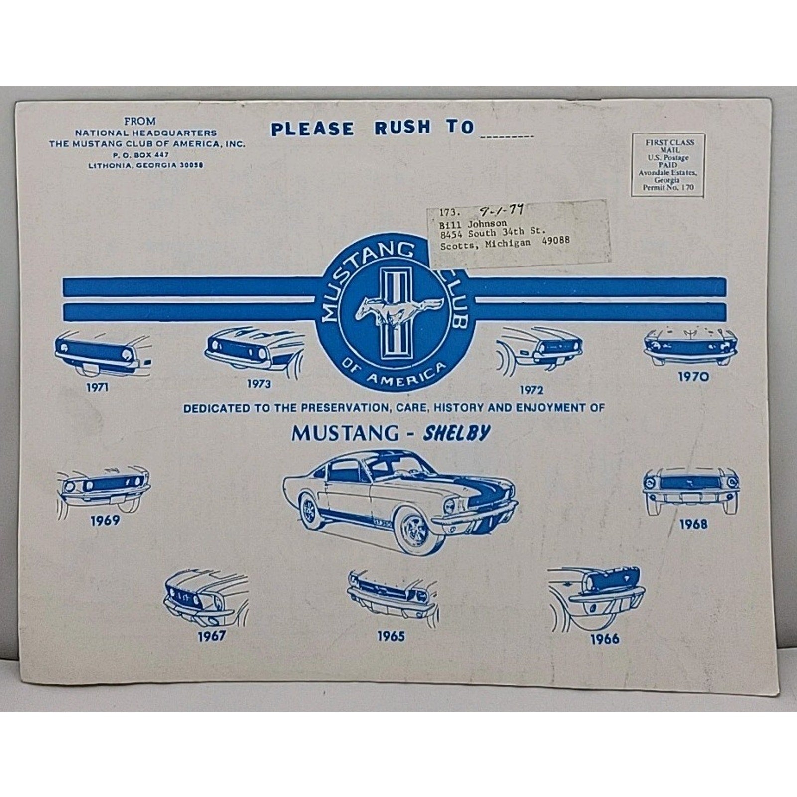 Mustang Times Magazine - Mustang Club Of America - November 1978 - Vol. 2 No. 11