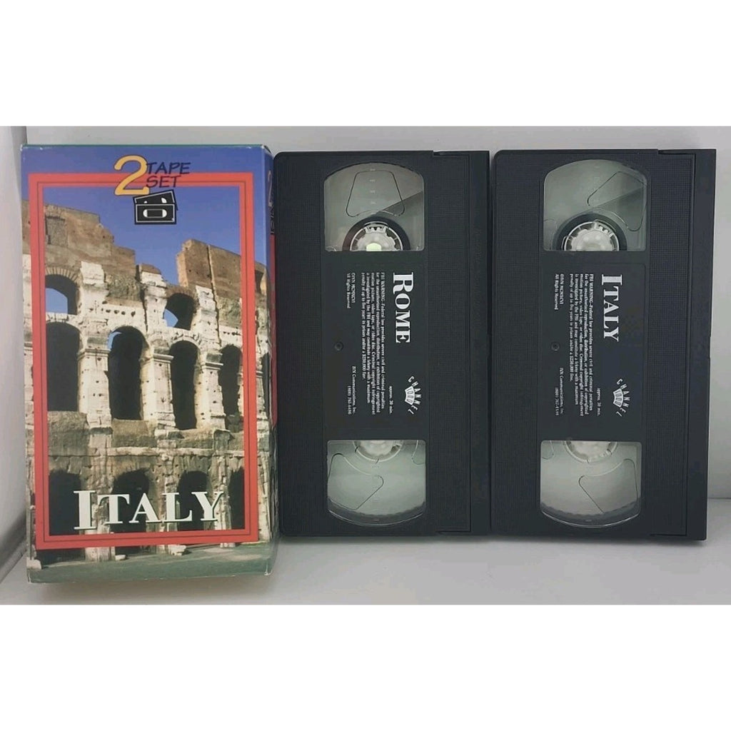 Italy/Rome Travel VHS Set-2 Tapes