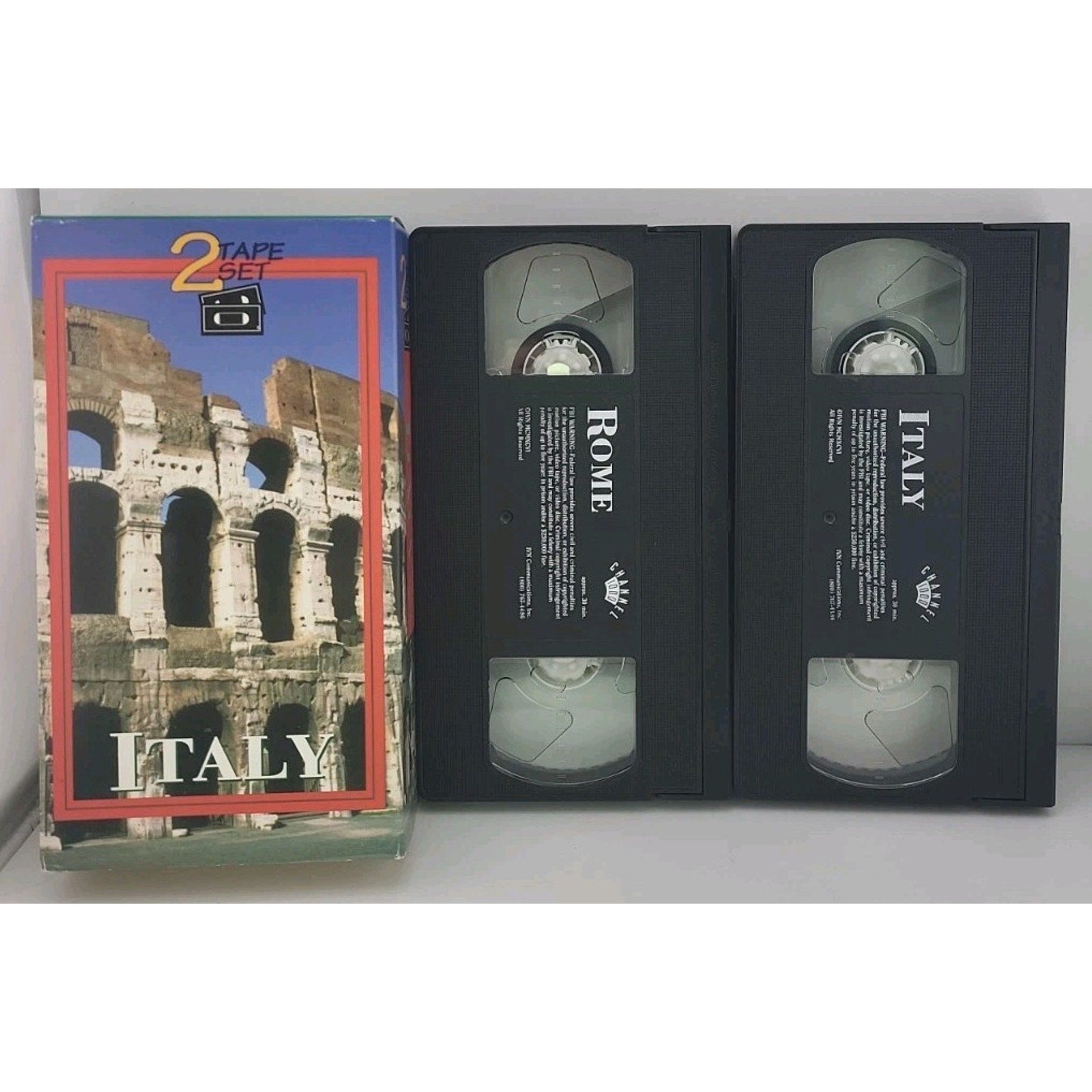 Italy/Rome Travel VHS Set-2 Tapes