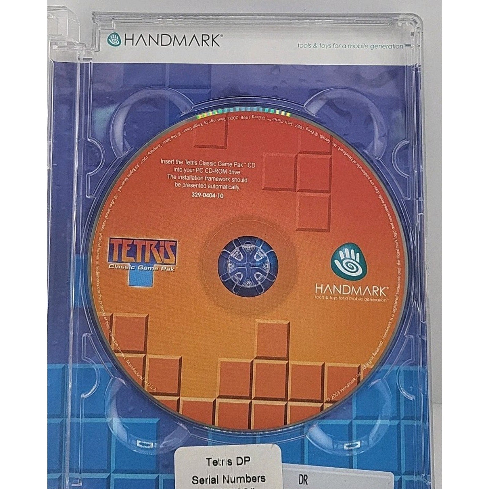 Tetris Classic Game Pak PC Handmark 6 Games Jewel Case CIB With Serial Number