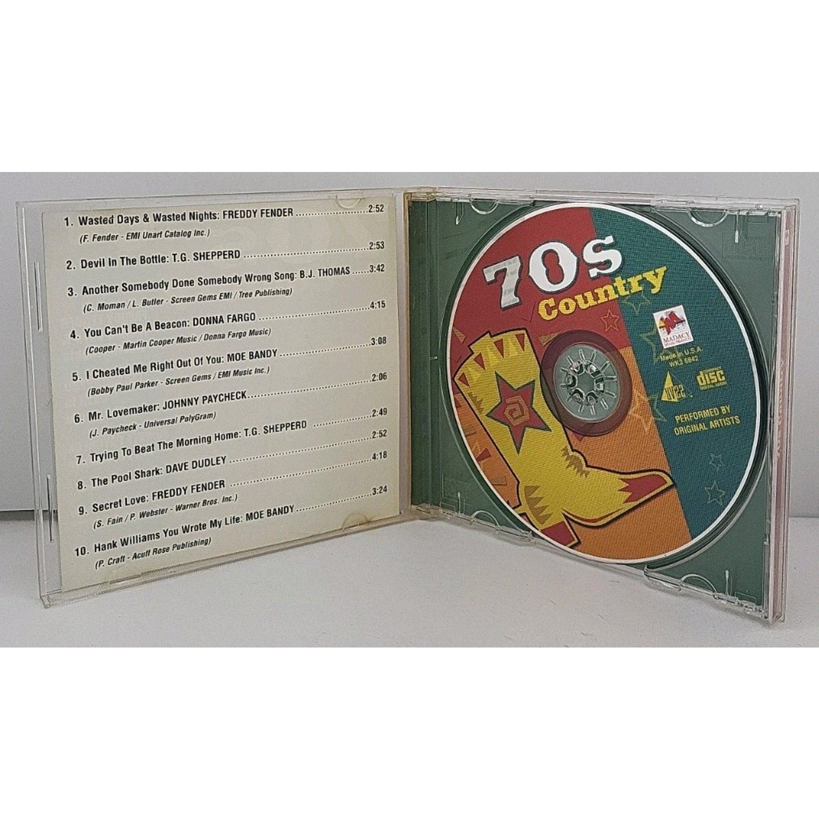 70s Country, Vol. 2 by Various Artists (CD, 2001, Madacy)