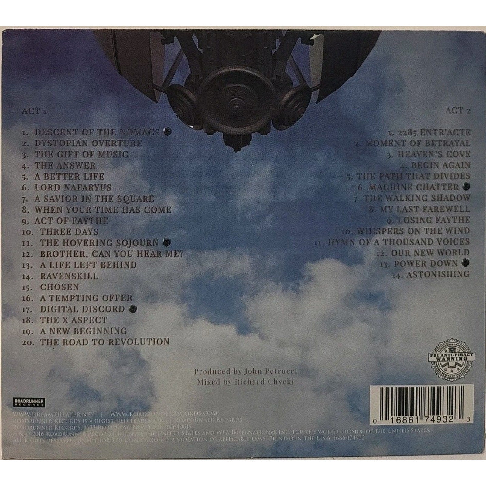 The Astonishing by Dream Theater (CD, 2016)