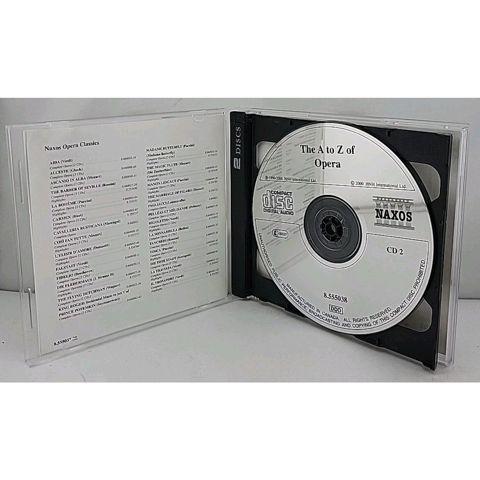 A-Z of Opera by Various (CD, 2000)