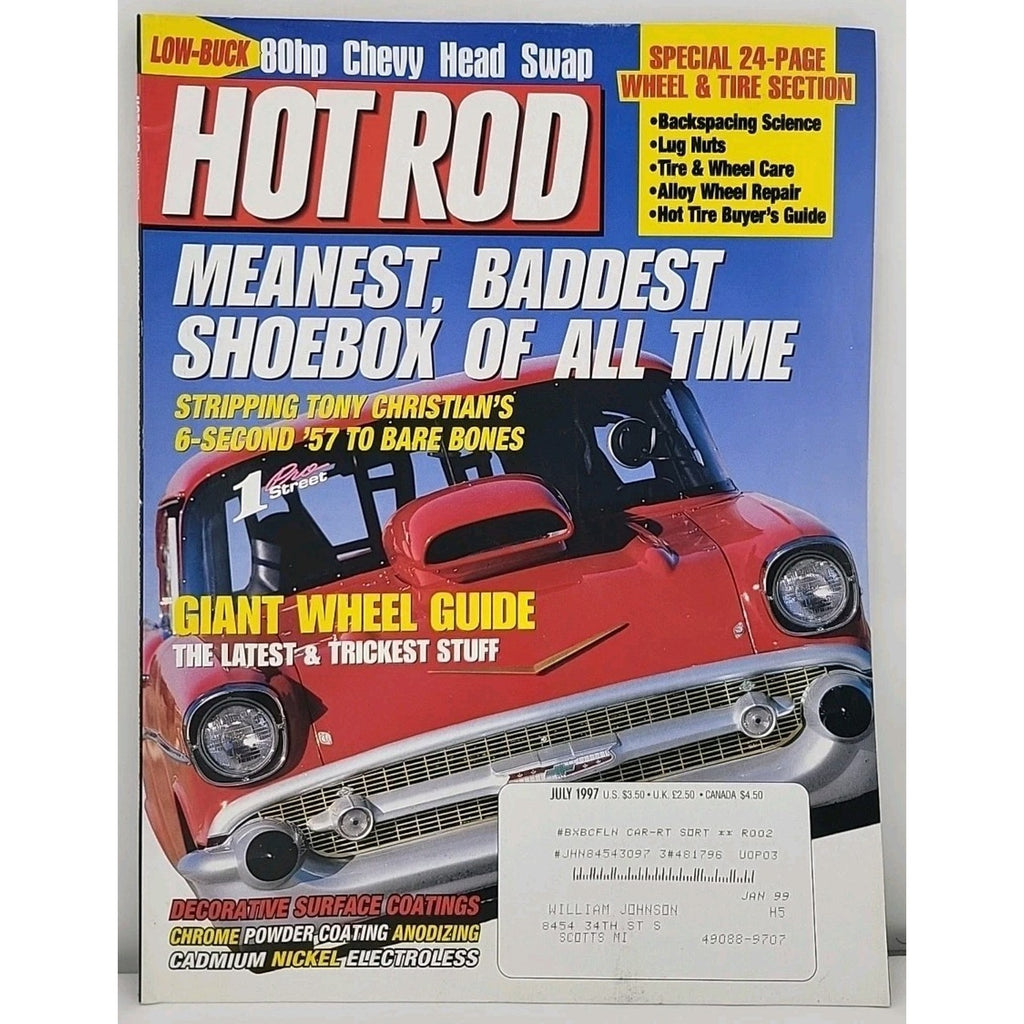 Hot Rod Magazine July 1997