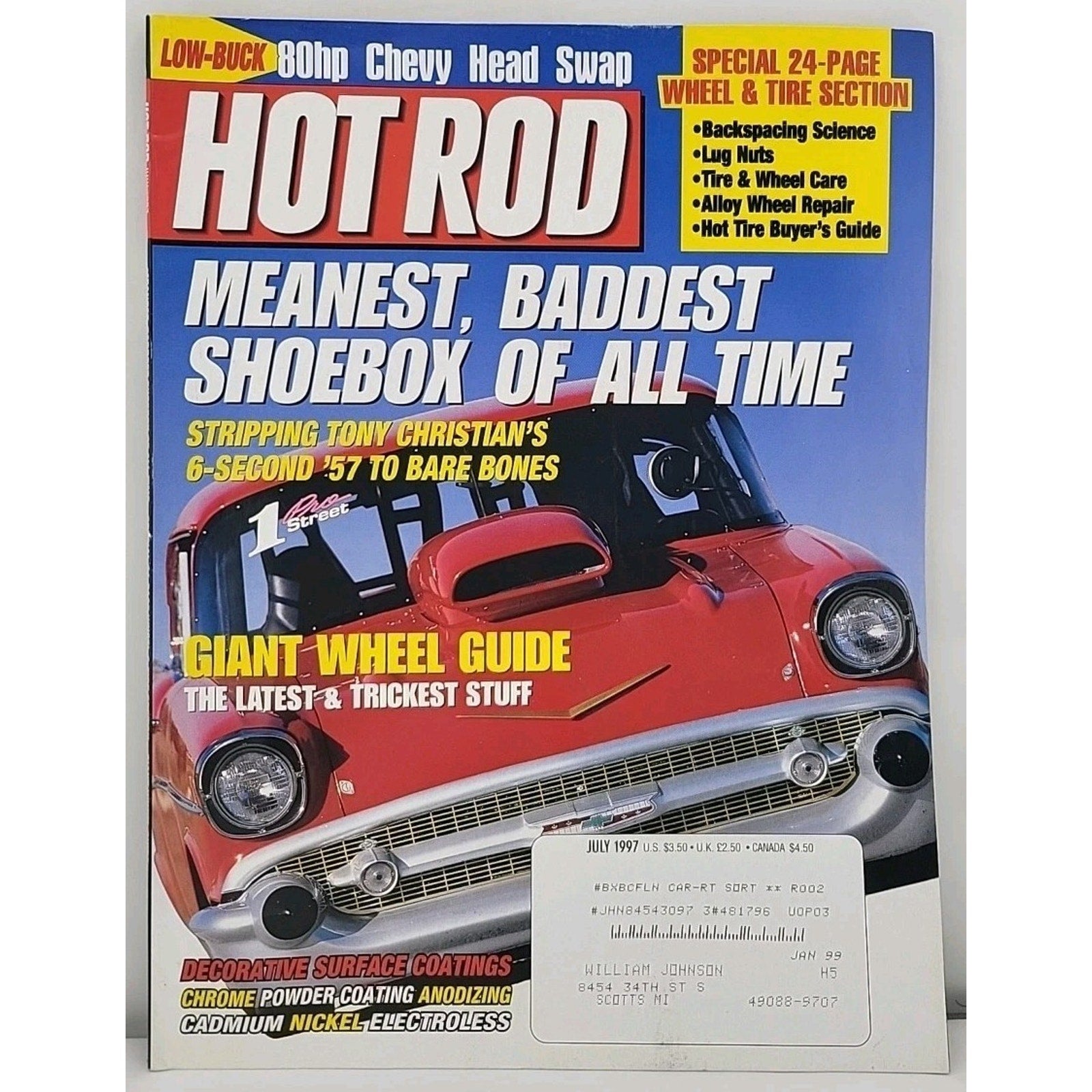 Hot Rod Magazine July 1997