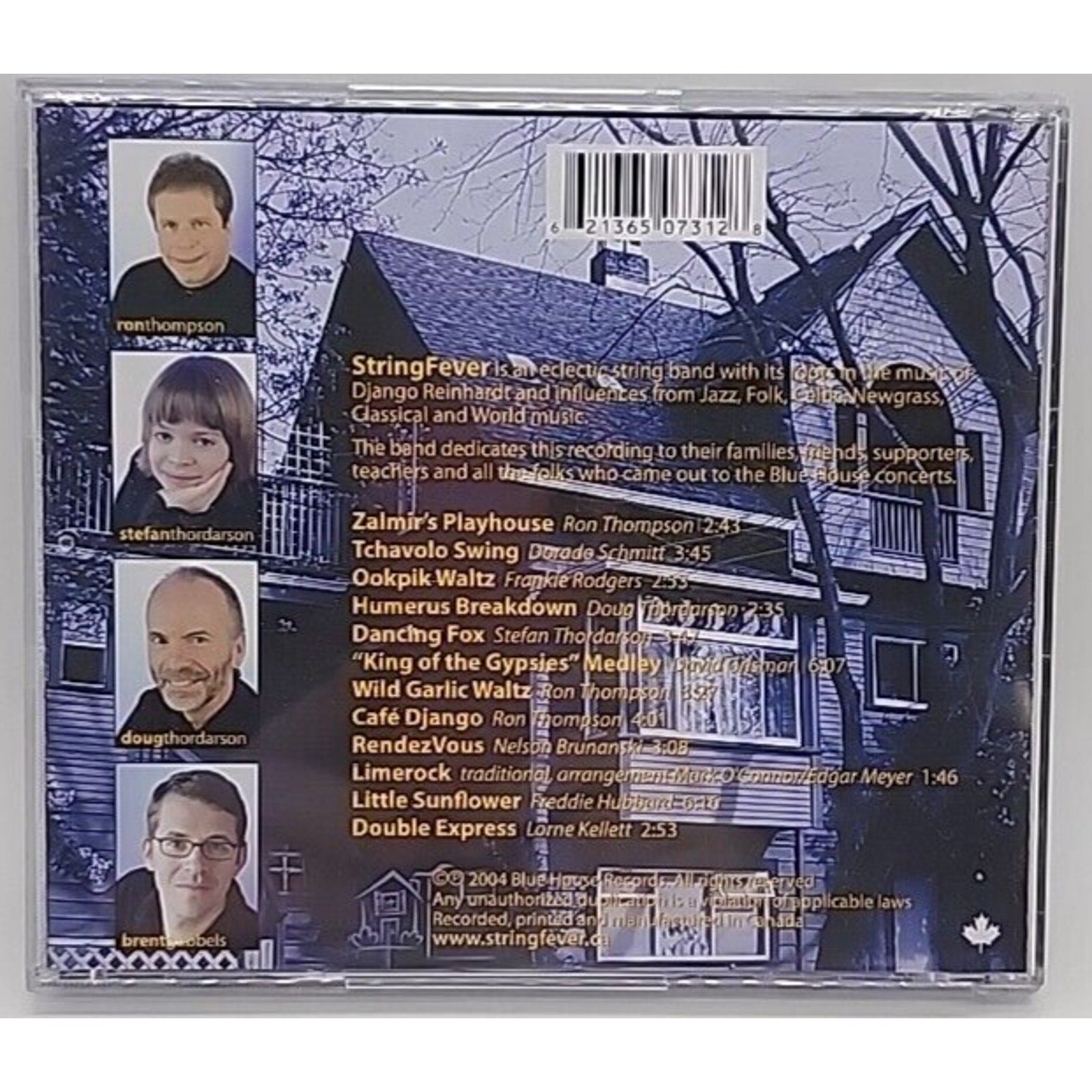 Blue House Sessions by Stringfever (CD, 2004)
