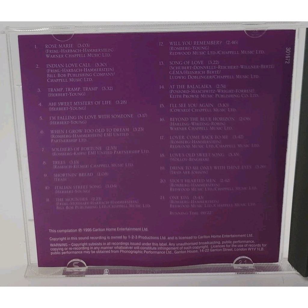 Always Together- Jeanette MacDonald & Nelson Eddy- 21 Love Songs CD