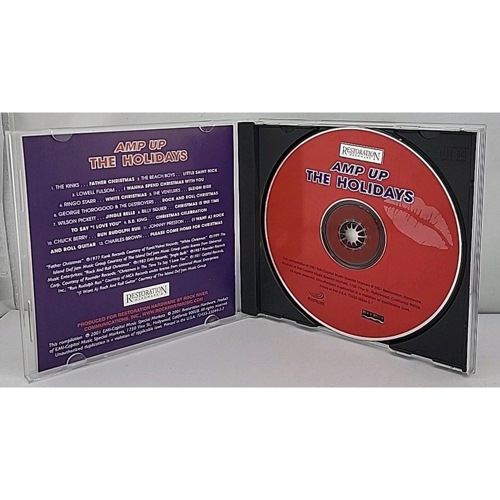Amp Up The Holidays (CD, Christmas, Various Artists, "RARE", 2001)
