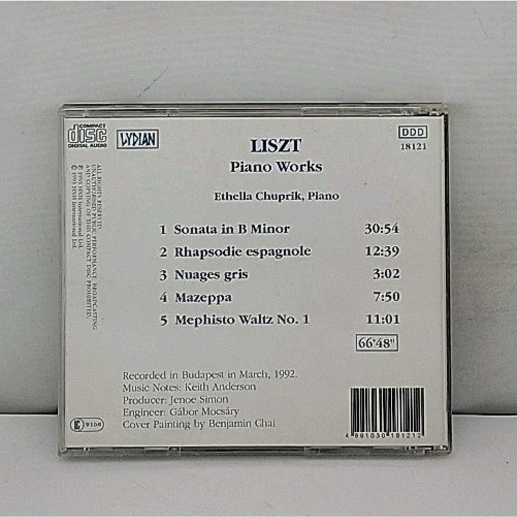Piano Works [CD] Liszt