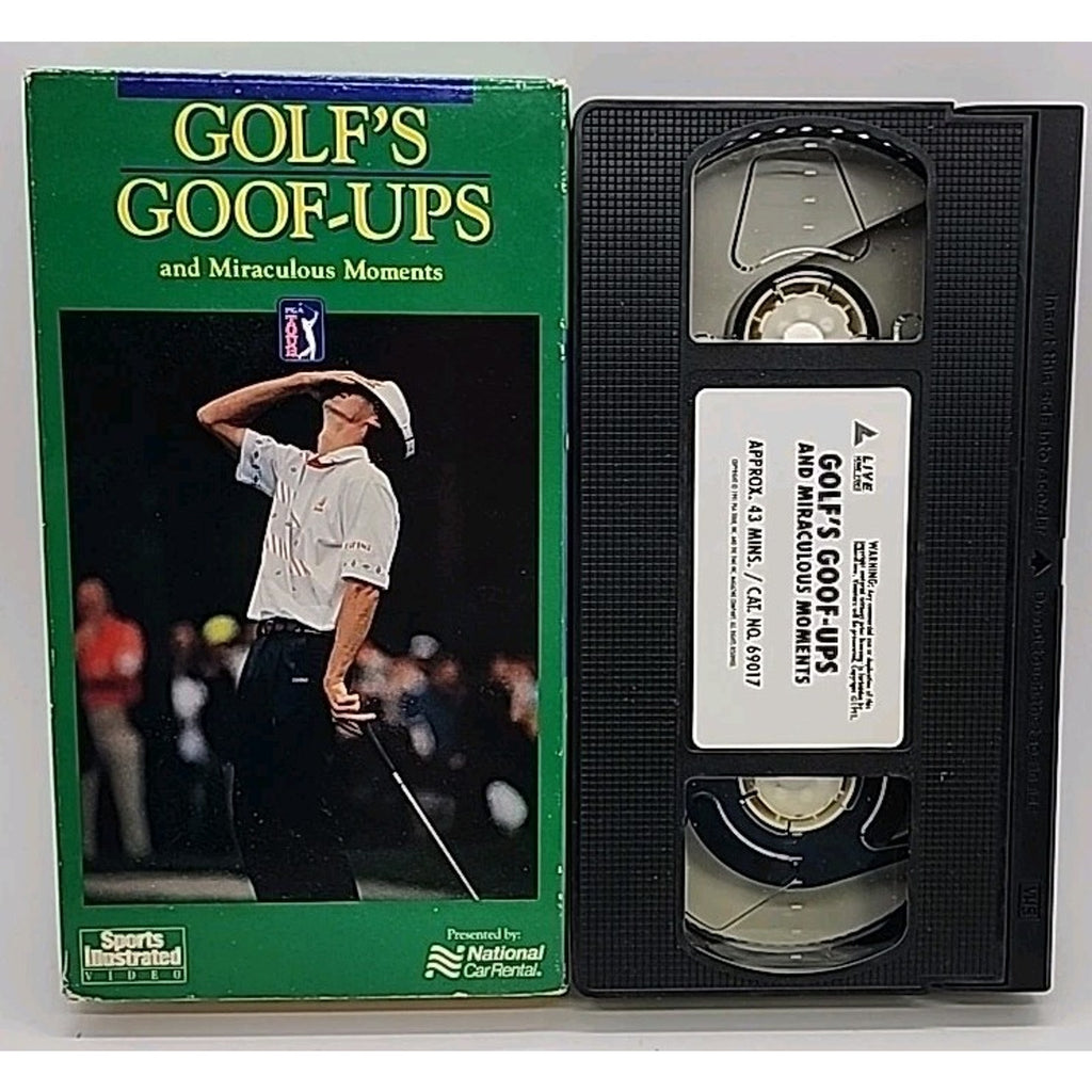 Golfs Goof-Ups and Miraculous Moments (VHS, 1993)