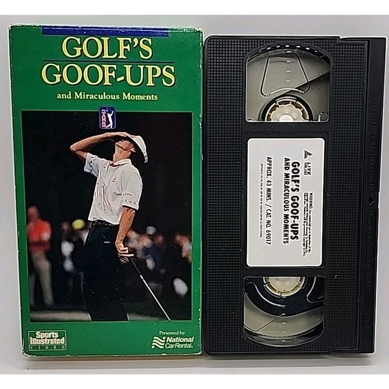 Golfs Goof-Ups and Miraculous Moments (VHS, 1993)