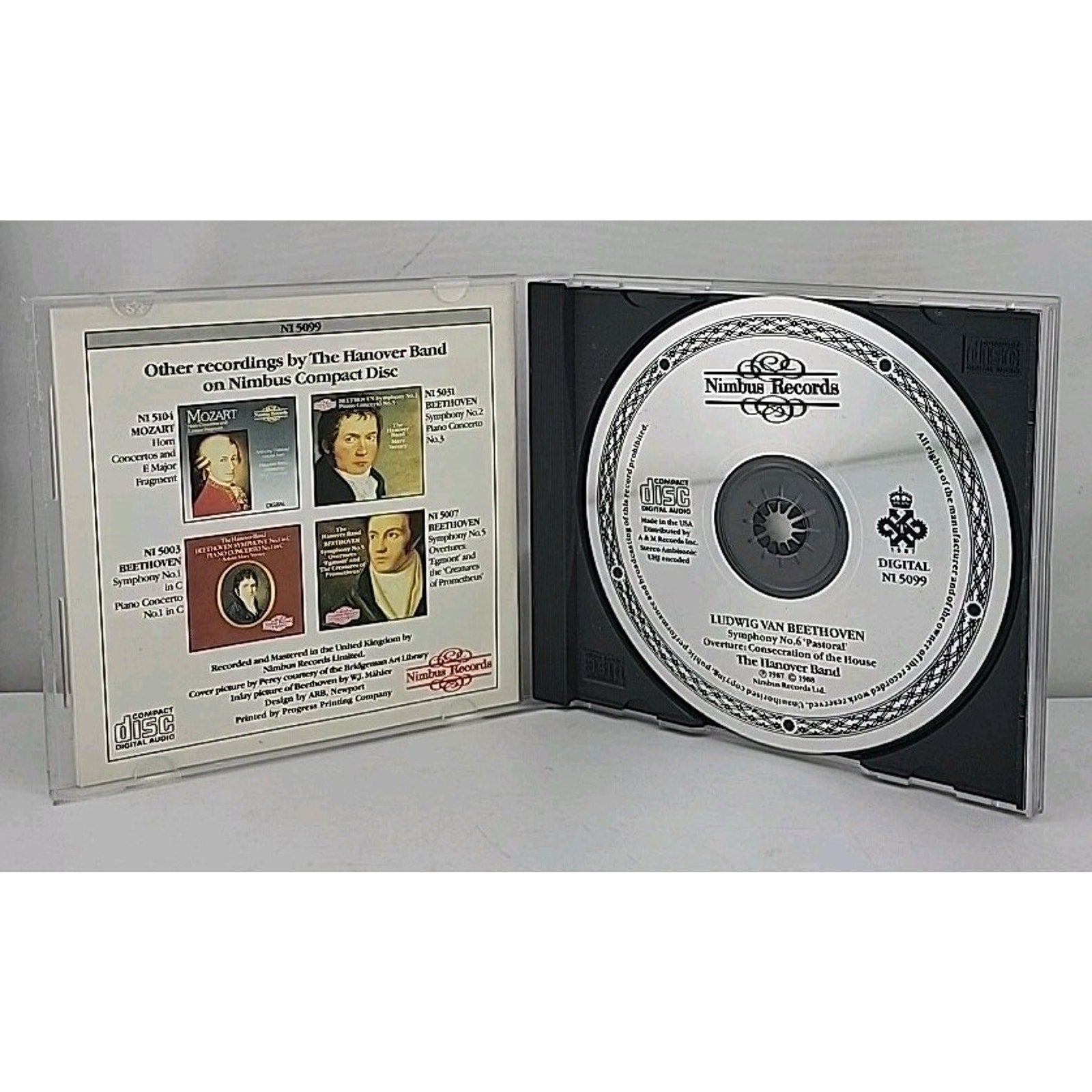 Beethoven: Symphony No. 6 'Pastoral'by Hanover Band (CD, Nimbus)