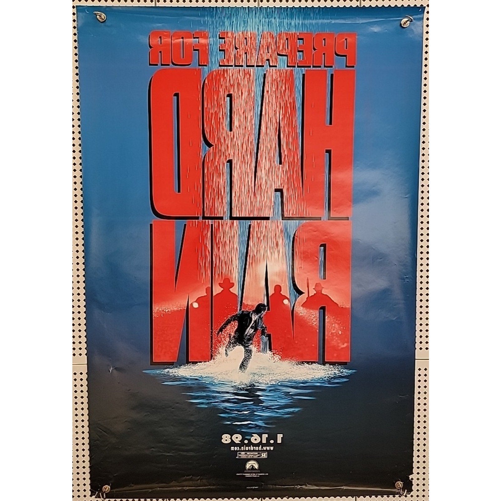 Prepare For Hard Rain Movie Poster 27x40