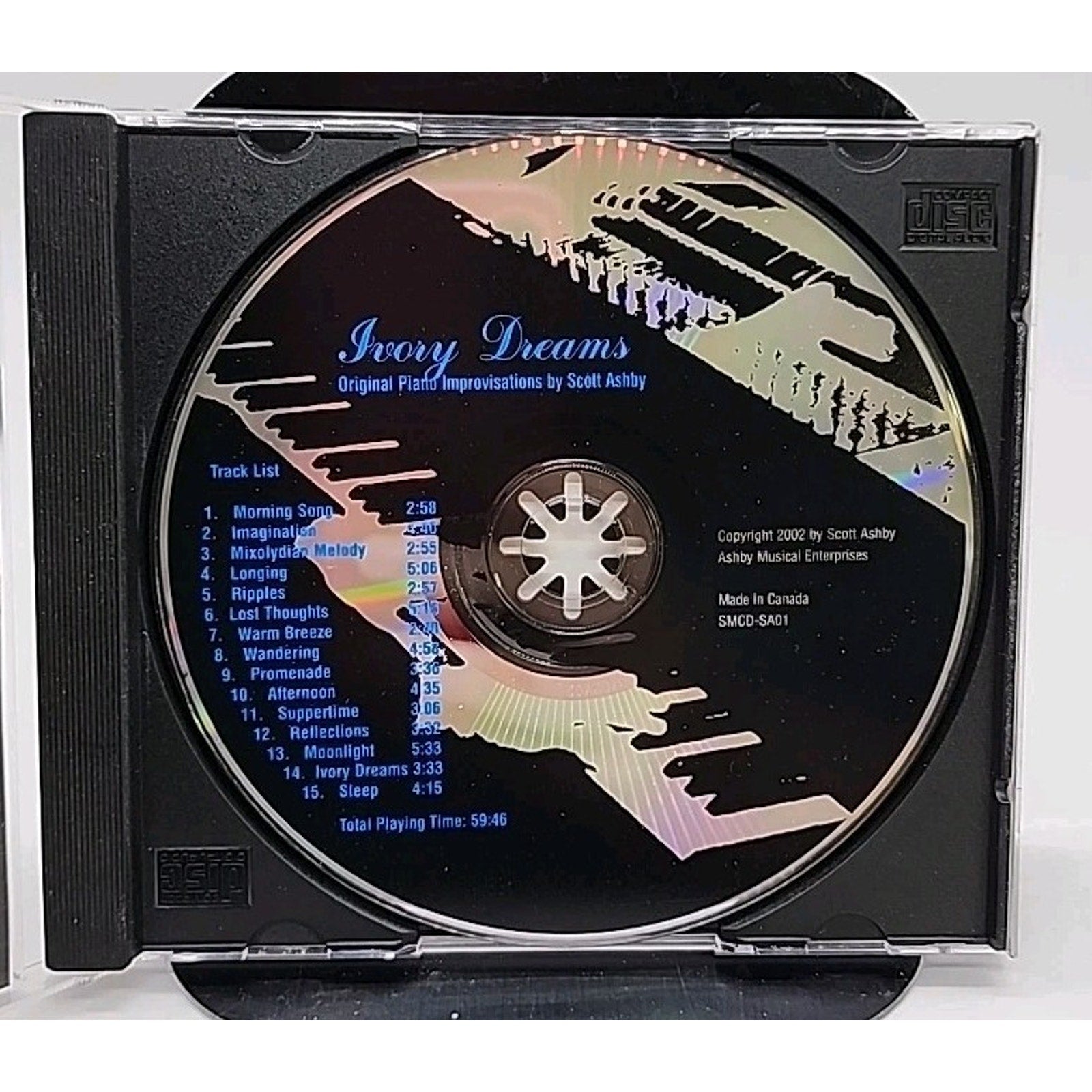 Relaxing Piano Improvisations Ivory Dreams (CD)
