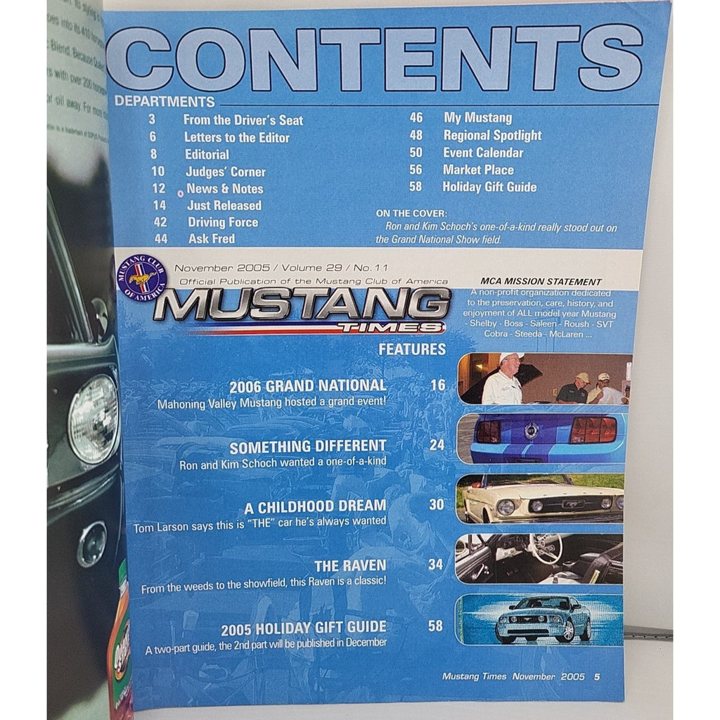 Mustang Times November 2005 Volume 29 # 11