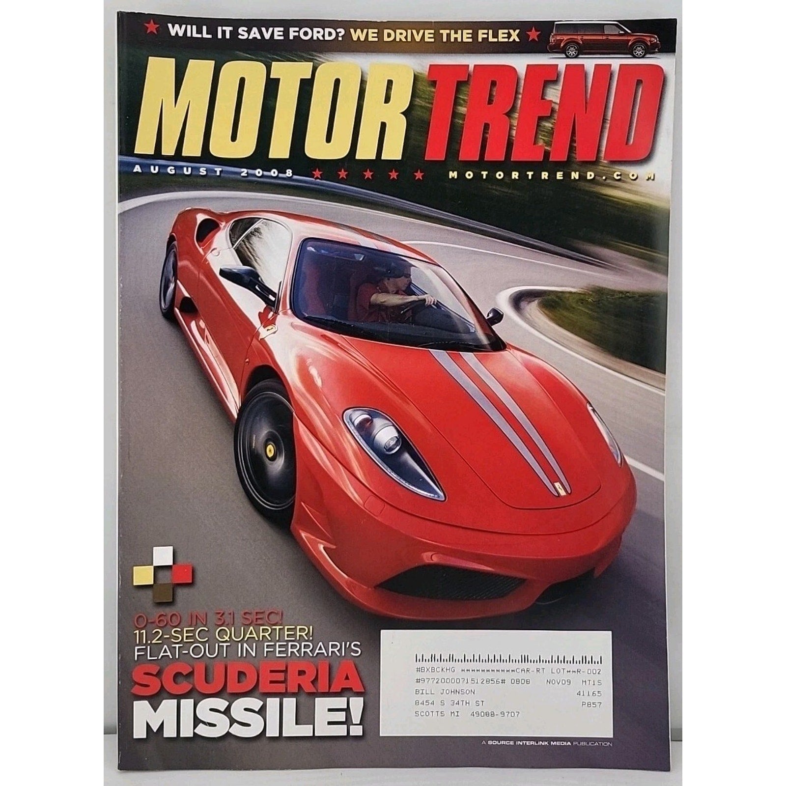 Motor Trend Magazine August 2008