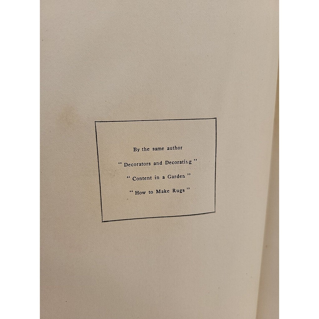 Principles Of Home Decoration By Candace Wheeler 1903 HC (S1)
