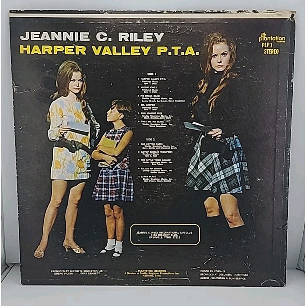 Jeannie C. Riley - Harper Valley P.T.A. - Plantation Records - PLP 1 - LP, Album
