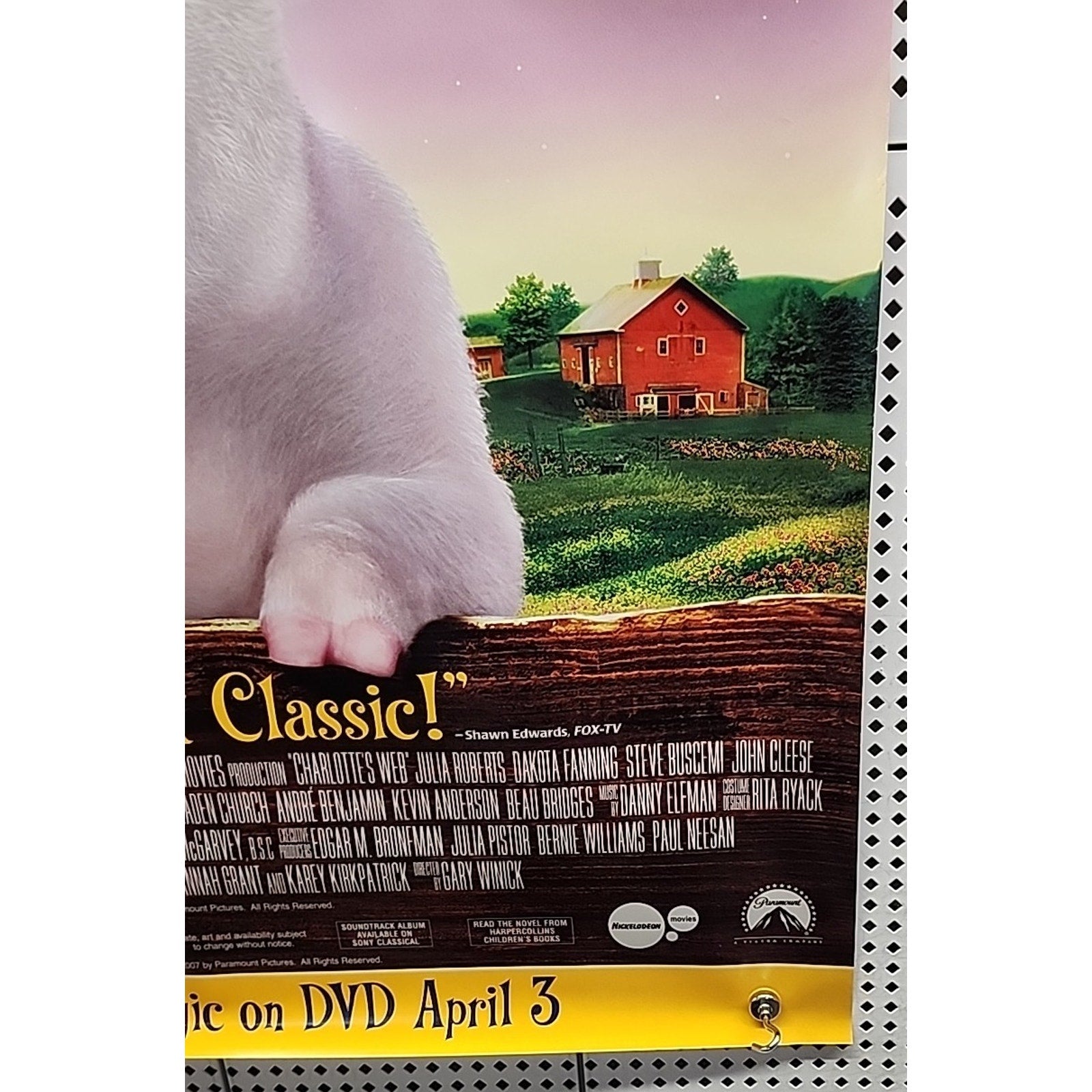 Charlotte's Web Video Release Poster 27 x 40 Rolled