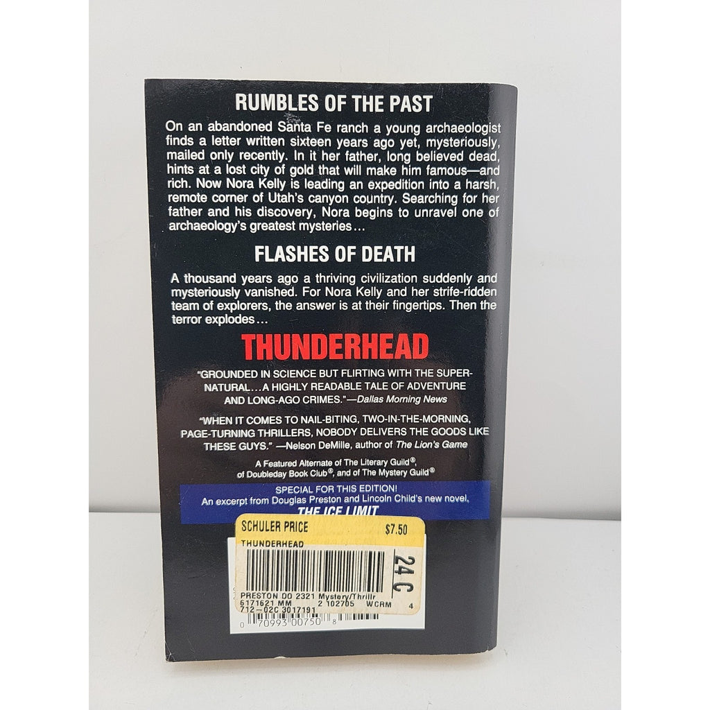 Thunderhead by Douglas Preston and Lincoln Child (2000, Mass Market)