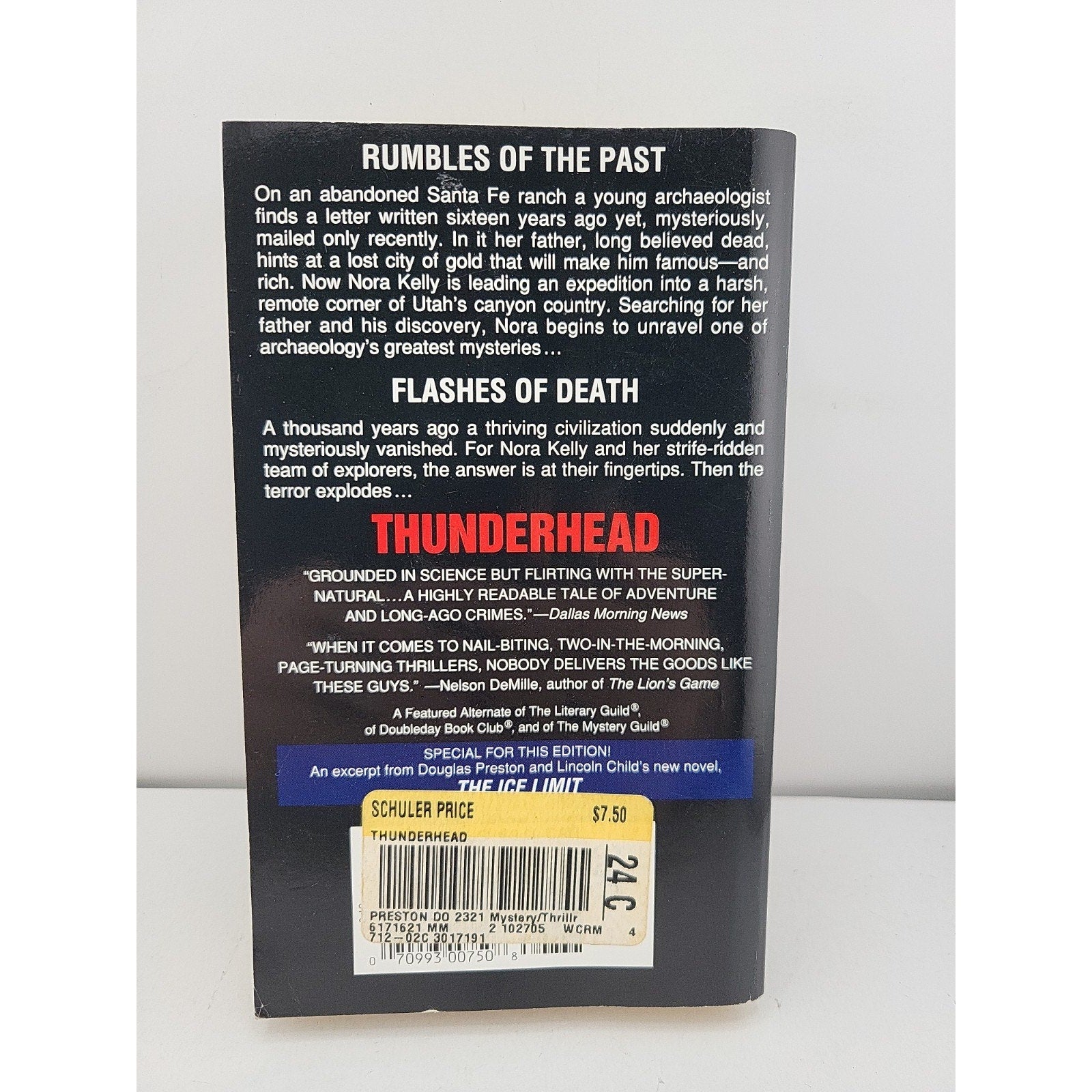 Thunderhead by Douglas Preston and Lincoln Child (2000, Mass Market)